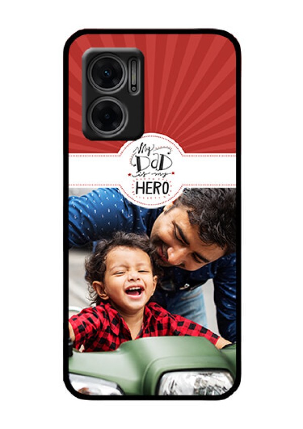 Xiaomi Redmi 11 Prime 5G Photo Printing on Glass Case - My Dad Hero Design