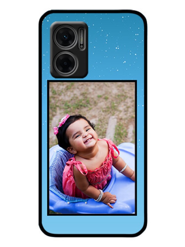 Custom Xiaomi Redmi 11 Prime 5G Custom Glass Mobile Case - Wave Pattern Colorful Design