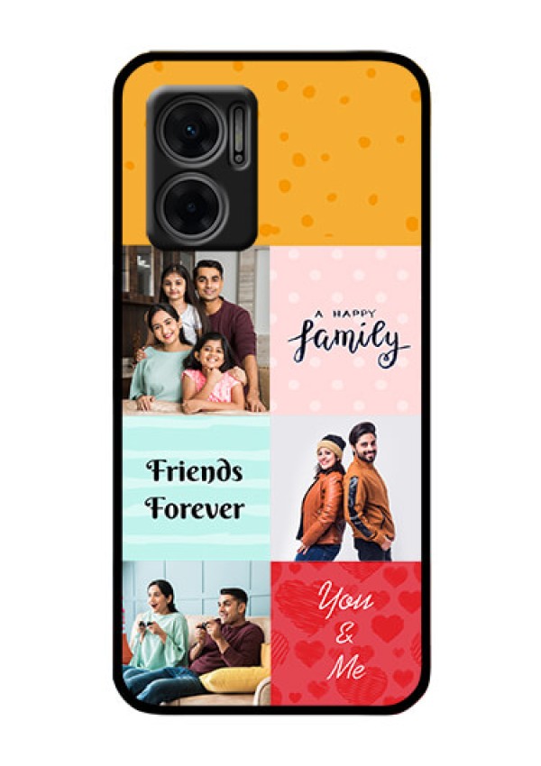 Xiaomi Redmi 11 Prime 5G Personalized Glass Phone Case - Images with Quotes Design