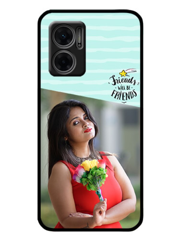 Custom Xiaomi Redmi 11 Prime 5G Custom Glass Phone Case - Friends Picture Icon Design