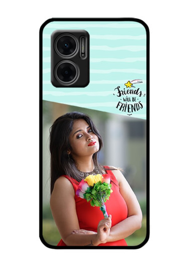 Xiaomi Redmi 11 Prime 5G Custom Glass Phone Case - Friends Picture Icon Design