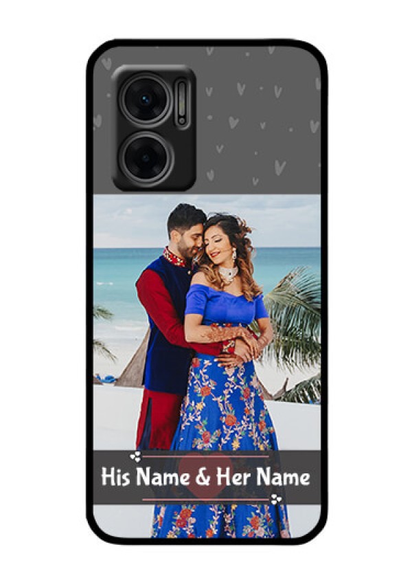 Xiaomi Redmi 11 Prime 5G Custom Glass Mobile Case - Buy Love Design with Photo Online