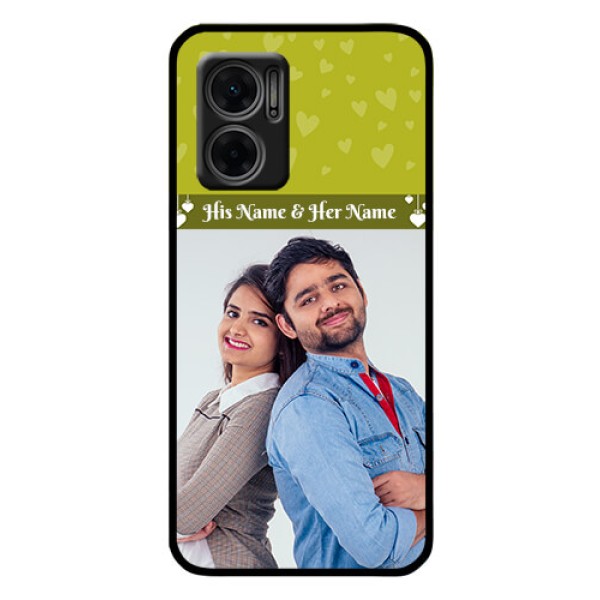 Xiaomi Redmi 11 Prime 5G Custom Glass Phone Case - You & Me Heart Design Xiaomi Redmi 11 Prime 5G Custom Glass Phone Case - You & Me Heart Design