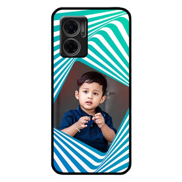 Xiaomi Redmi 11 Prime 5G Personalized Glass Phone Case - Abstract Spiral Design Xiaomi Redmi 11 Prime 5G Personalized Glass Phone Case - Abstract Spiral Design