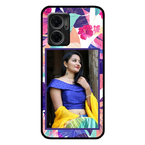 Xiaomi Redmi 11 Prime 5G Custom Glass Mobile Case - Abstract Floral Design Xiaomi Redmi 11 Prime 5G Custom Glass Mobile Case - Abstract Floral Design
