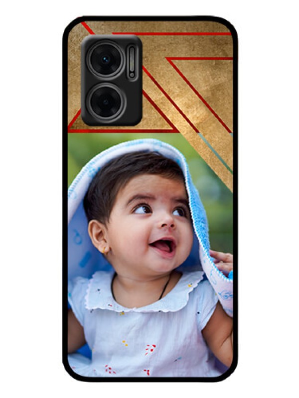 Custom Xiaomi Redmi 11 Prime 5G Personalized Glass Phone Case - Gradient Abstract Texture Design