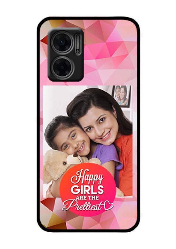 Xiaomi Redmi 11 Prime 5G Photo Printing on Glass Case - Abstract Triangle Design