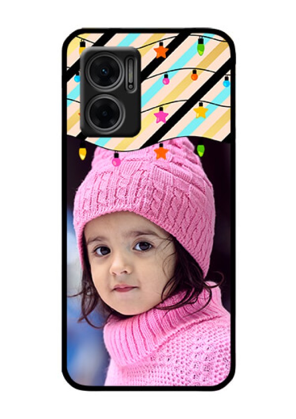 Xiaomi Redmi 11 Prime 5G Custom Glass Mobile Case - Lights Hanging Design