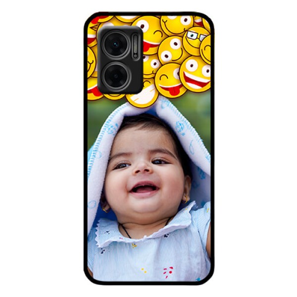 Xiaomi Redmi 11 Prime 5G Custom Glass Mobile Case - with Smiley Emoji Design