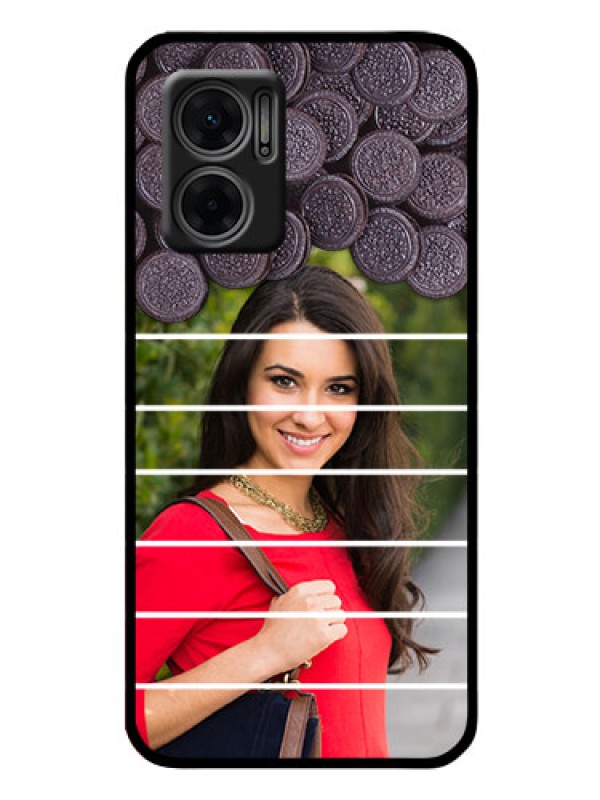 Custom Xiaomi Redmi 11 Prime 5G Custom Glass Phone Case - with Oreo Biscuit Design