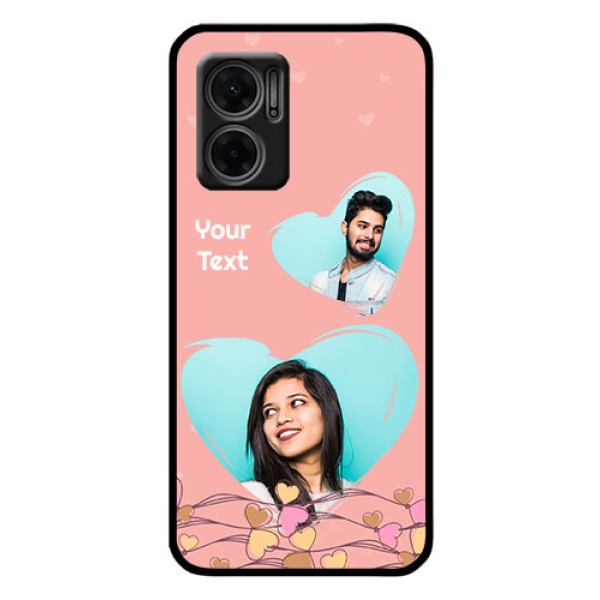 Xiaomi Redmi 11 Prime 5G Custom Glass Mobile Case - Love Doodle Design Xiaomi Redmi 11 Prime 5G Custom Glass Mobile Case - Love Doodle Design