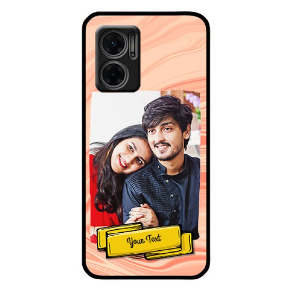 Xiaomi Redmi 11 Prime 5G Personalized Glass Phone Case - Marble Texture Design