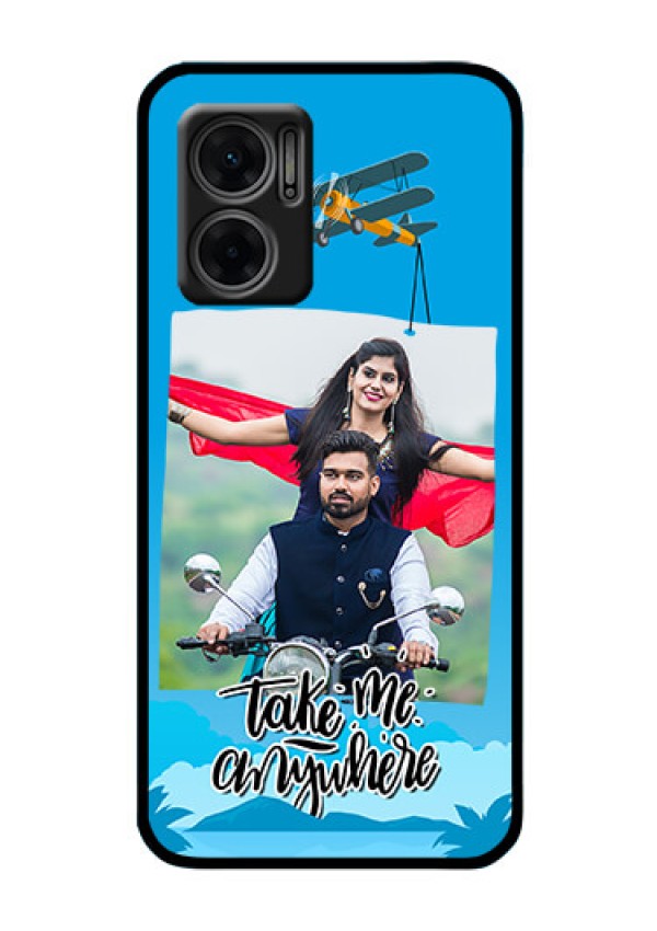 Xiaomi Redmi 11 Prime 5G Custom Glass Mobile Case - Traveller Design