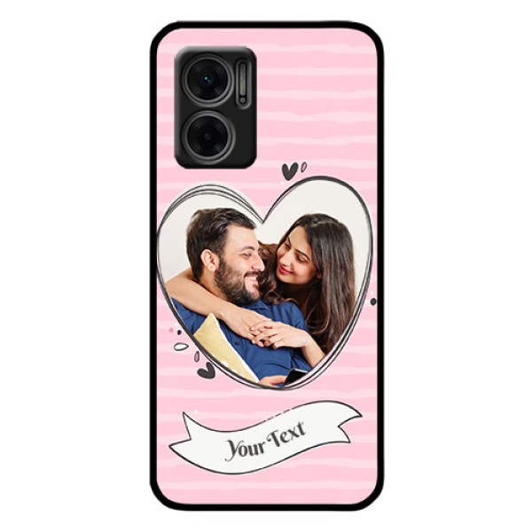 Xiaomi Redmi 11 Prime 5G Custom Glass Phone Case - Vintage Heart Design