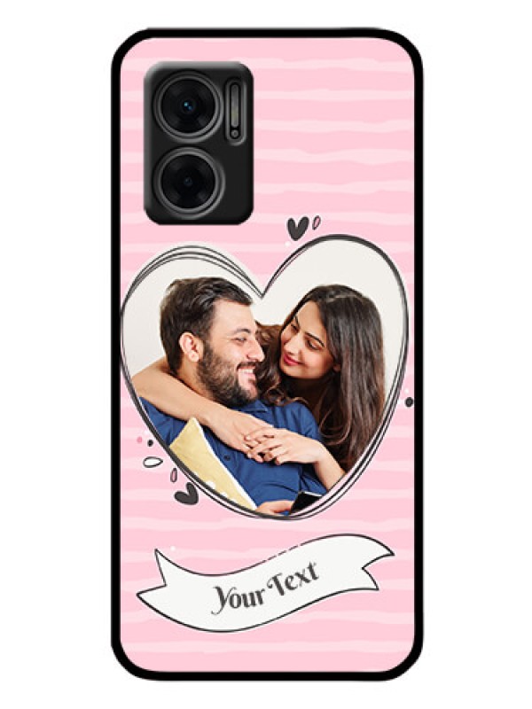 Custom Xiaomi Redmi 11 Prime 5G Custom Glass Phone Case - Vintage Heart Design