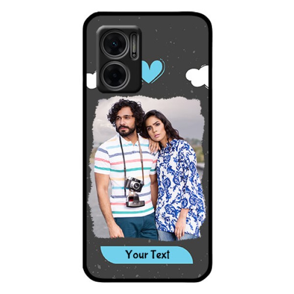 Xiaomi Redmi 11 Prime 5G Custom Glass Phone Case - Splashes with love doodles Design Xiaomi Redmi 11 Prime 5G Custom Glass Phone Case - Splashes with love doodles Design