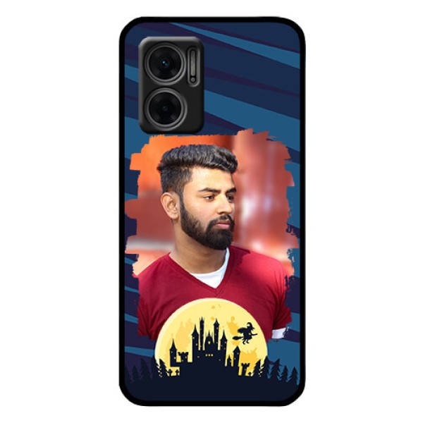 Xiaomi Redmi 11 Prime 5G Photo Printing on Glass Case - Halloween Witch Design Xiaomi Redmi 11 Prime 5G Photo Printing on Glass Case - Halloween Witch Design