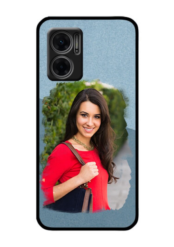 Xiaomi Redmi 11 Prime 5G Custom Glass Mobile Case - Grunge Line Art Design