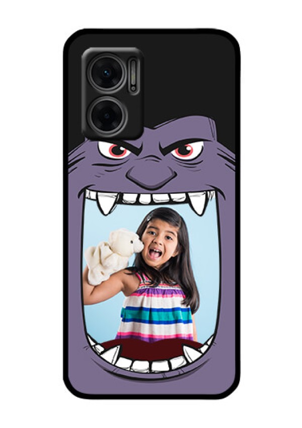 Xiaomi Redmi 11 Prime 5G Custom Glass Phone Case - Angry Monster Design