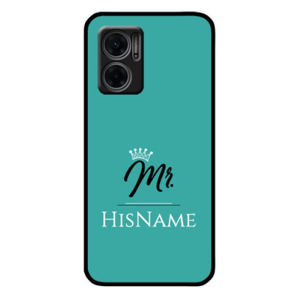 Xiaomi Redmi 11 Prime 5G Custom Glass Phone Case Mr with Name