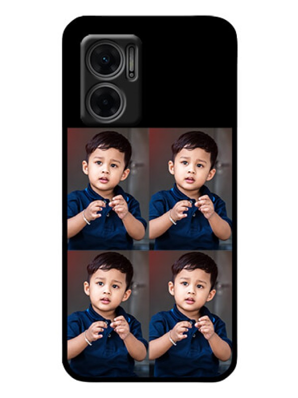 Custom Xiaomi Redmi 11 Prime 5G 4 Image Holder on Glass Mobile Cover