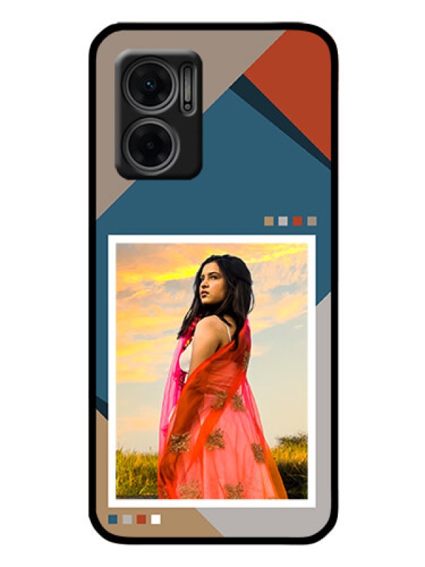 Custom Xiaomi Redmi 11 Prime 5G Personalized Glass Phone Case - Retro color pallet Design