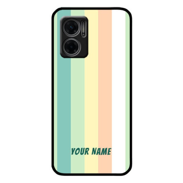 Xiaomi Redmi 11 Prime 5G Photo Printing on Glass Case - Multi-colour Stripes Design Xiaomi Redmi 11 Prime 5G Photo Printing on Glass Case - Multi-colour Stripes Design