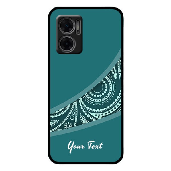 Xiaomi Redmi 11 Prime 5G Photo Printing on Glass Case - semi visible floral Design Xiaomi Redmi 11 Prime 5G Photo Printing on Glass Case - semi visible floral Design