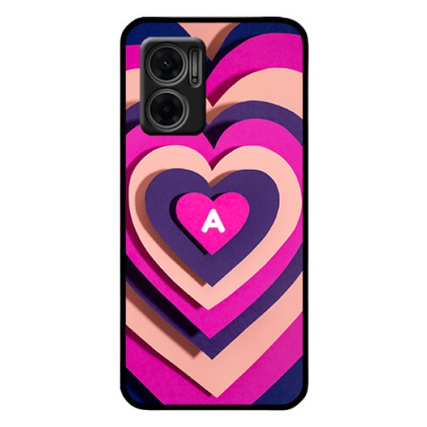 Xiaomi Redmi 11 Prime 5G Custom Glass Mobile Case - Cute Heart Pattern Design Xiaomi Redmi 11 Prime 5G Custom Glass Mobile Case - Cute Heart Pattern Design