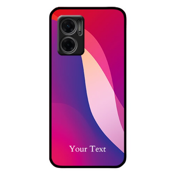 Xiaomi Redmi 11 Prime 5G Personalized Glass Phone Case - Digital abstract Overlap Design Xiaomi Redmi 11 Prime 5G Personalized Glass Phone Case - Digital abstract Overlap Design