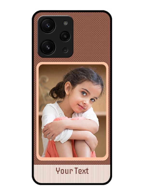 Custom Xiaomi Redmi 12 4G Custom Glass Phone Case - Simple Pic Upload Design