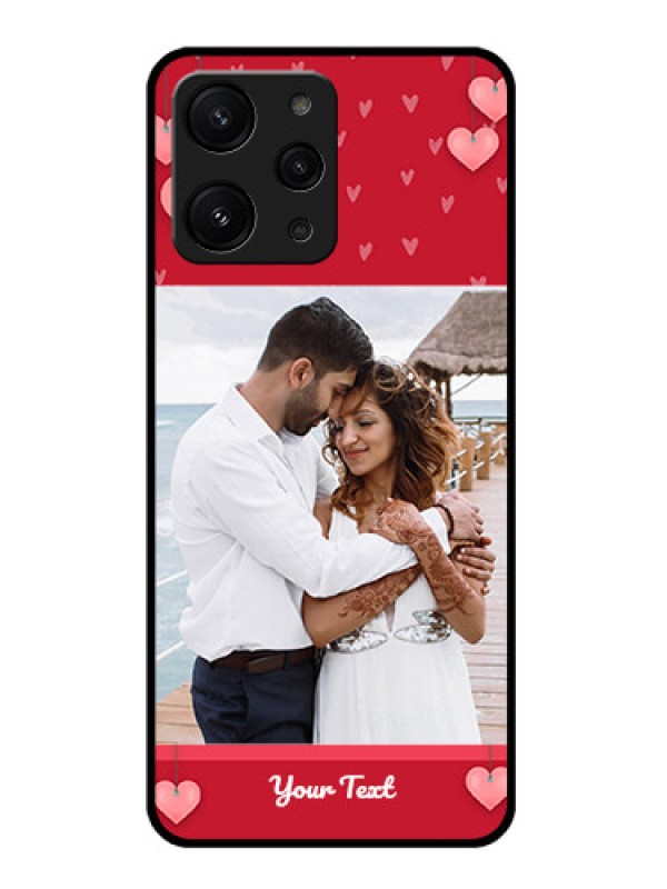 Custom Xiaomi Redmi 12 4G Custom Glass Phone Case - Valentines Day Design