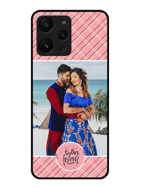 Custom Xiaomi Redmi 12 4G Personalized Glass Phone Case - Together Forever Design