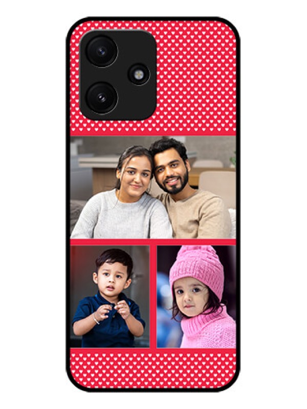 Custom Xiaomi Redmi 12 5G Personalized Glass Phone Case - Bulk Pic Upload Design