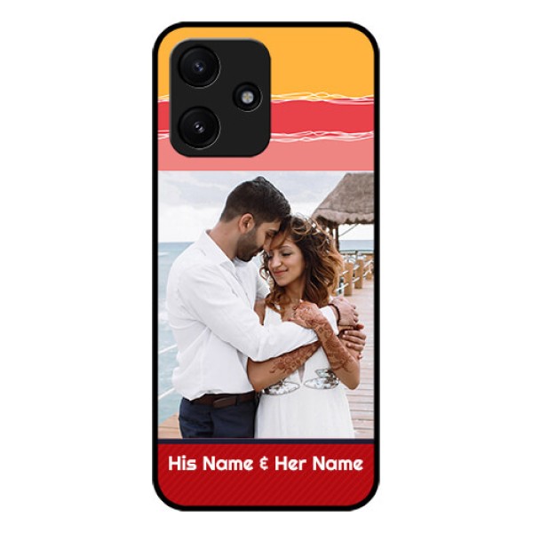 Xiaomi Redmi 12 5G Custom Glass Mobile Case - Colorful Case Design
