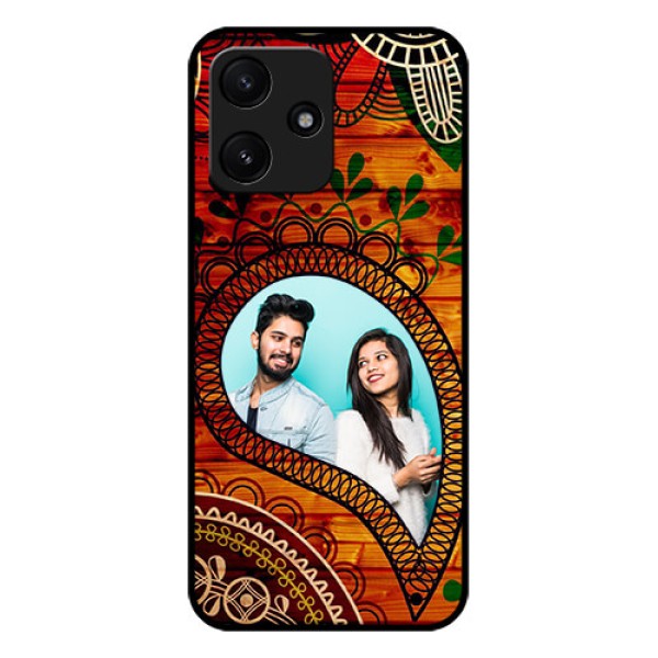 Xiaomi Redmi 12 5G Personalized Glass Phone Case - Abstract Colorful Design