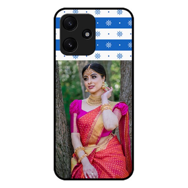 Xiaomi Redmi 12 5G Photo Printing on Glass Case - Snow Pattern Design Xiaomi Redmi 12 5G Photo Printing on Glass Case - Snow Pattern Design
