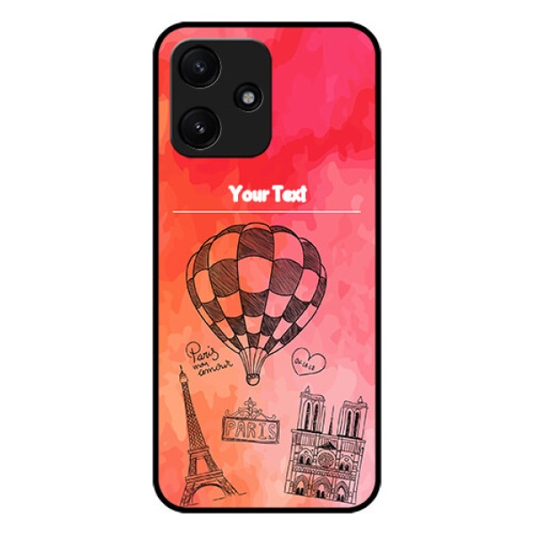 Xiaomi Redmi 12 5G Custom Glass Phone Case - Paris Theme Design Xiaomi Redmi 12 5G Custom Glass Phone Case - Paris Theme Design