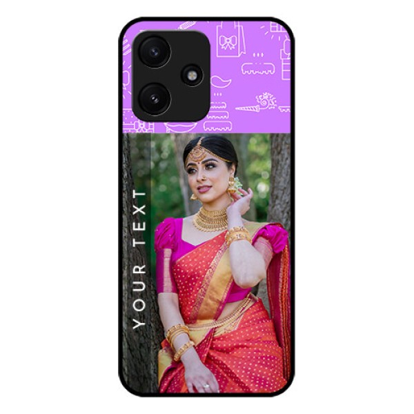 Xiaomi Redmi 12 5G Custom Glass Mobile Case - Birthday Icons Design Xiaomi Redmi 12 5G Custom Glass Mobile Case - Birthday Icons Design