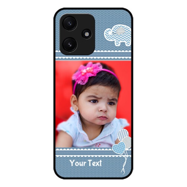 Xiaomi Redmi 12 5G Photo Printing on Glass Case - with Kids Pattern Design Xiaomi Redmi 12 5G Photo Printing on Glass Case - with Kids Pattern Design