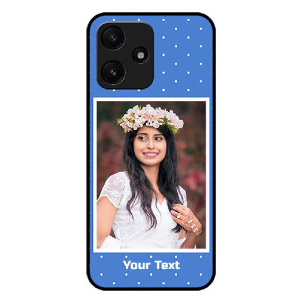 Xiaomi Redmi 12 5G Photo Printing on Glass Case - Polka dots design