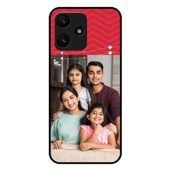 Xiaomi Redmi 12 5G Personalized Glass Phone Case - Happy Family Design Xiaomi Redmi 12 5G Personalized Glass Phone Case - Happy Family Design