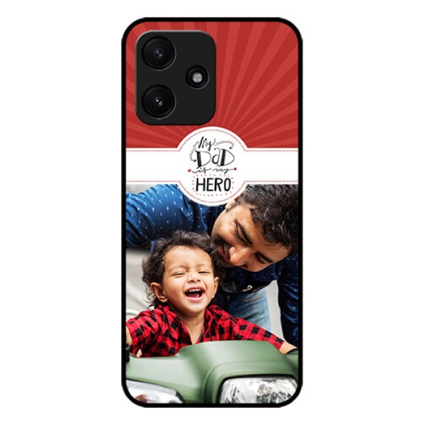 Xiaomi Redmi 12 5G Photo Printing on Glass Case - My Dad Hero Design