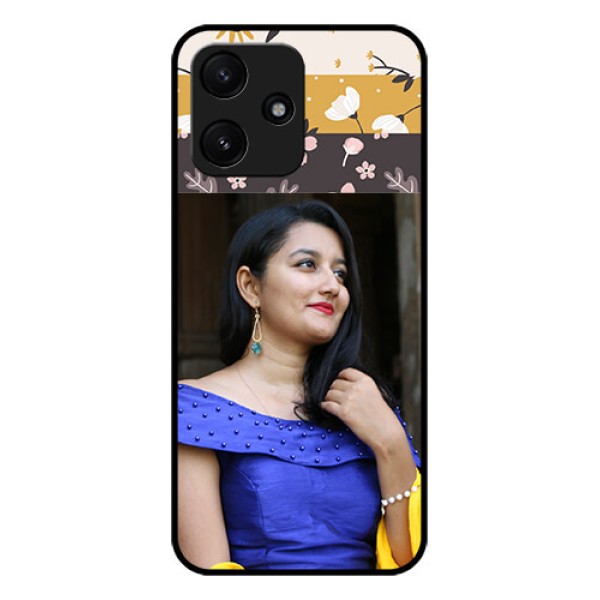 Xiaomi Redmi 12 5G Custom Glass Phone Case - Stylish Floral Design Xiaomi Redmi 12 5G Custom Glass Phone Case - Stylish Floral Design