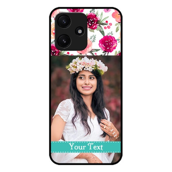 Xiaomi Redmi 12 5G Custom Glass Phone Case - Watercolor Floral Design Xiaomi Redmi 12 5G Custom Glass Phone Case - Watercolor Floral Design