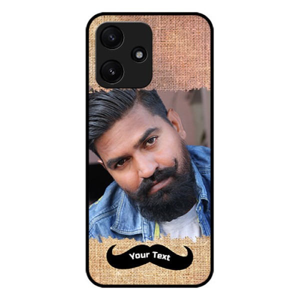 Xiaomi Redmi 12 5G Personalized Glass Phone Case - with Texture Design