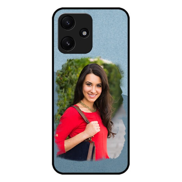 Xiaomi Redmi 12 5G Custom Glass Mobile Case - Grunge Line Art Design