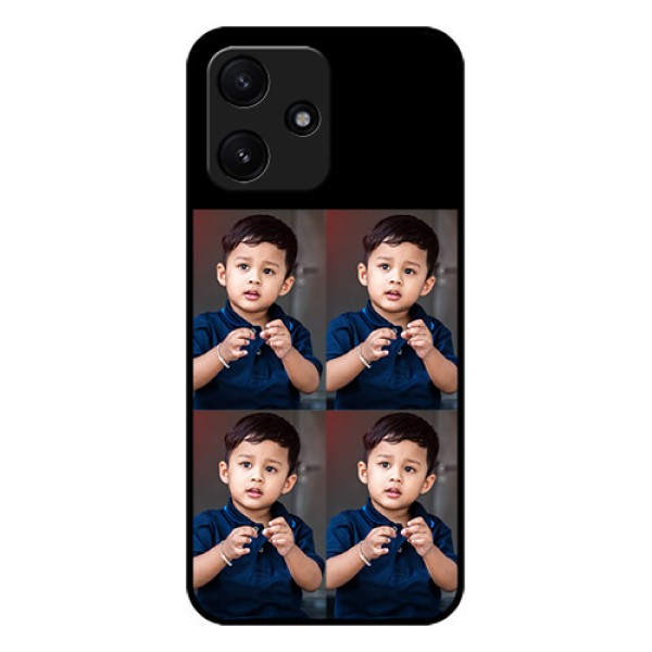 Xiaomi Redmi 12 5G 4 Image Holder on Glass Mobile Cover