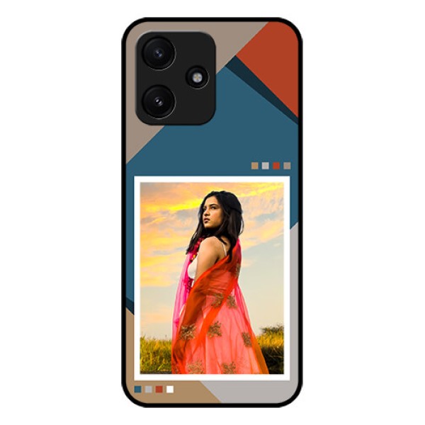 Xiaomi Redmi 12 5G Personalized Glass Phone Case - Retro color pallet Design Xiaomi Redmi 12 5G Personalized Glass Phone Case - Retro color pallet Design