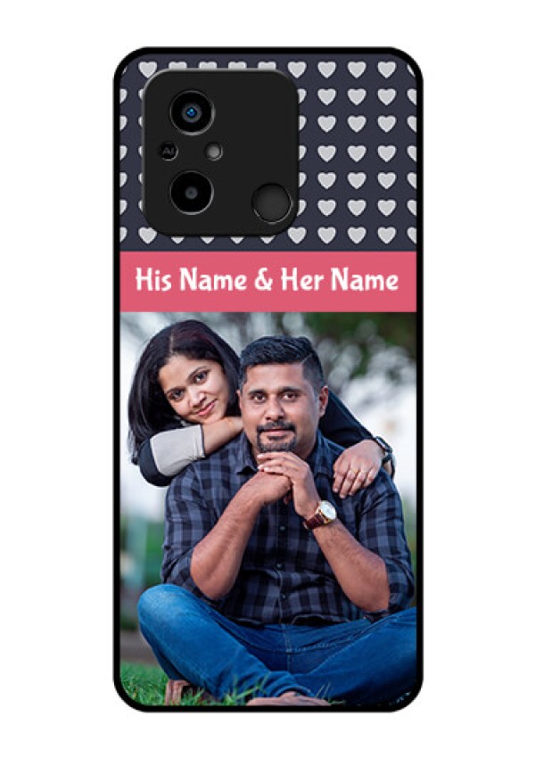 Xiaomi Redmi 12C Custom Glass Mobile Case - Love Symbols Design